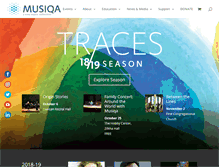 Tablet Screenshot of musiqahouston.org